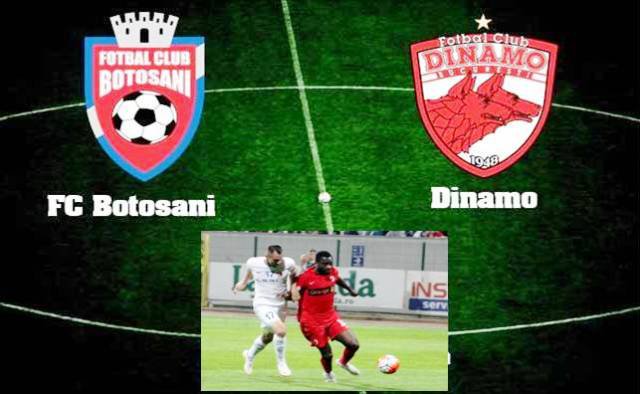 Dinamo a plecat cu un punct de la Botoşani. FC Botoșani - Dinamo 1-1