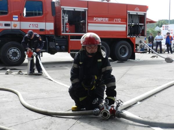 Exercițiu în caz de urgență desfășurat la Vorona de ISU Botoşani 