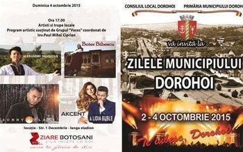 Zilele Municipiului Dorohoi 2015: Vezi …