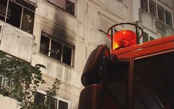 Incendiu într-un bloc din Botoșani! …