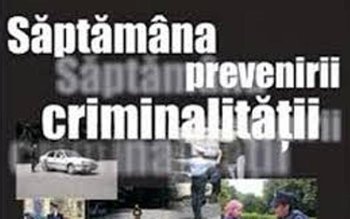 „Săptămâna prevenirii criminalităţii” la Școala …