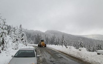 A căzut prima ninsoare din …
