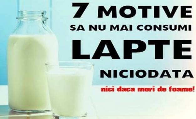 7 motive să nu mai bei lapte