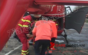 Elicopterul SMURD chemat la Botoșani …