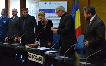 Ceremonie de învestire în funcţie …