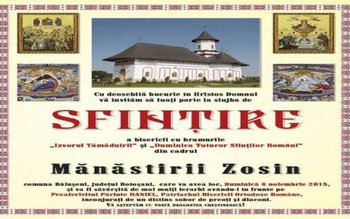 Credincioșii sunt așteptați la mănăstirea …