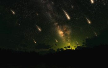 O ploaie de meteori va …