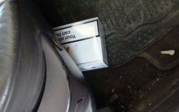 200 pachete de ţigări ascunse …