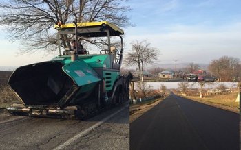 Noi asfaltări pe drumul naţional …