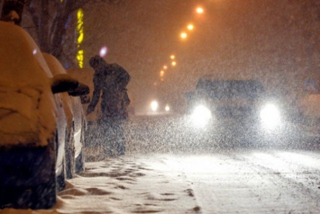 Ninge ca-n poveşti: Strat de zăpadă de 25 de centimetri în Maramureş!