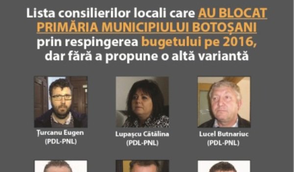 Primarul Portariuc acuză blocajul provocat de consilierii PNL prin respingerea bugetului orașului