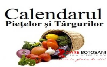 Calendarul piețelor, târgurilor şi evenimentelor …
