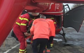 Victima unui accident rutier transportată …