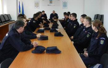 Elevi în practică la Jandarmeria …