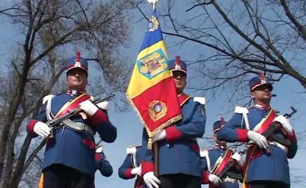 Ceremonie militară de acordare a drapelului de luptă