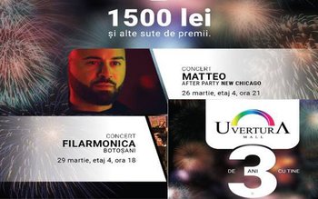 Uvertura Mall– De 3 ani …