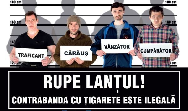 „În multe sate și comune din județul Botoșani, comercializarea produselor ilegale ajunge și la 90% „Rupe lanțul! Contrabanda cu țigarete este ilegală!”