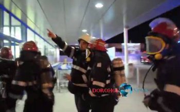 Incendiu la un supermarket din …