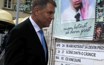 O fotografie cu Klaus Iohannis …