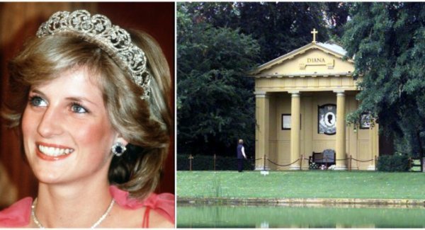 Cum arată mormântul Prințesei Diana, amenajat în inima unui lac - FOTO