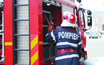 Imagini înfiorătoare: autobuz în flăcări, …