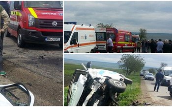 Accident violent! Trei persoane rănite …