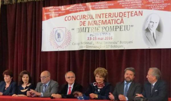 Vezi rezultatele obţinute de elevii botoșăneni la Concursul Interjudeţean de Matematică „Dimitrie Pompeiu”, ediţia a XVI-a