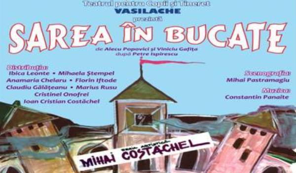 În acest week-end, la Teatrul Vasilache, cei mici pot viziona spectacolul „Sarea în bucate” .