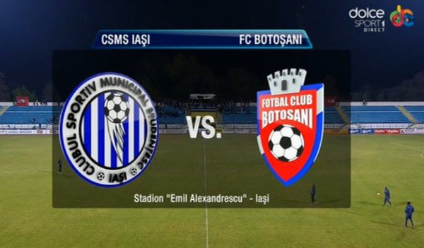 CSMS Iași - FC Botoșani 1-1: Nu a reușit sa aducă toate cele trei puncte din deplasarea din Copou