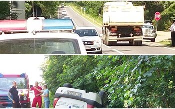 Acrobație cu mașina după o …