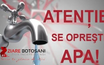 ANUNŢ Nova Apaserv: Furnizarea apei …