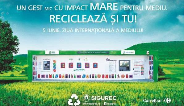 Carrefour sarbătoreşte Ziua Mondială a Mediului, lansând campania „Convinge-ţi prietenii să recicleze”!