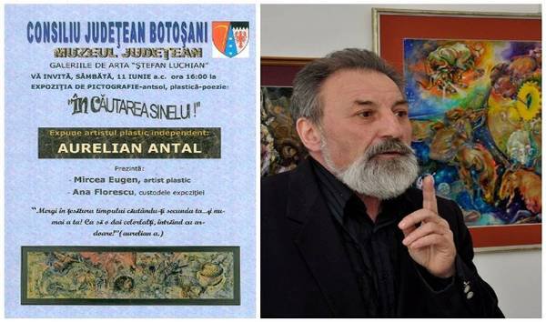 Galeriile „Stefan Luchian” gazda expoziției „În căurarea sinelui” - Aurelian Antal
