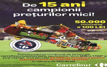 Carrefour, de 15 ani este …