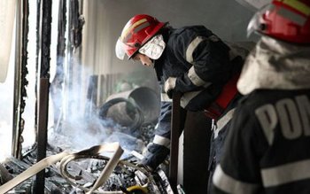 Panică într-un bloc de pe …