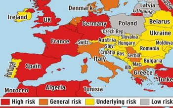 România, pe harta ţărilor în …