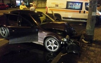 ACCIDENT ! Bolidul unui student …