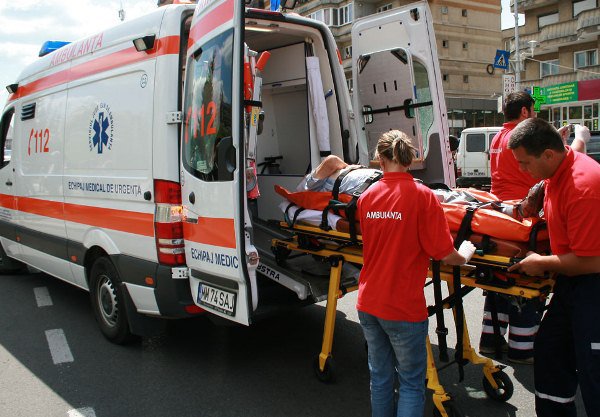 Accident cu două victime în Zona Industrială a municipiului Botoșani