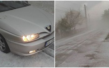 Gheață de cinci centimetri în …