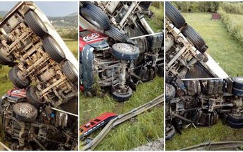 Cascadorie cu TIR-ul! Botoșănean rănit …