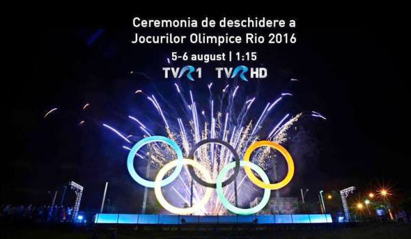 Televiziunea Română a anunţat 700 de ore de transmisie LIVE de la Jocurile Olimpice de la Rio
