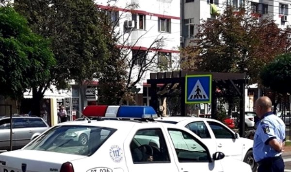Mașină a Poliției implicată într-un carambol pe Calea Națională