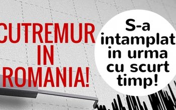 Cutremur cu magnitudine 3.8 în …