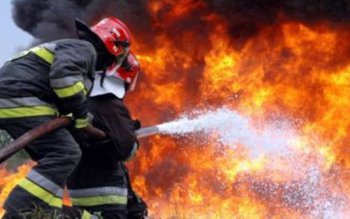 Cinci incendii în mai puţin …