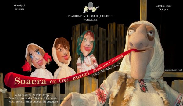 „Soacra cu trei nurori”, duminică la „Teatrul Vasilache”