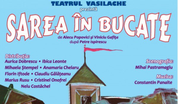 În acest week-end, la Teatrul Vasilache, cei mici pot viziona spectacolul „Sarea în bucate”