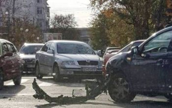 Trei mașini implicate într-un accident …