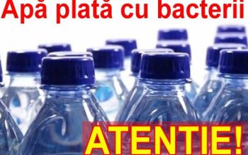 Apă plată cu bacterii. Otrava …