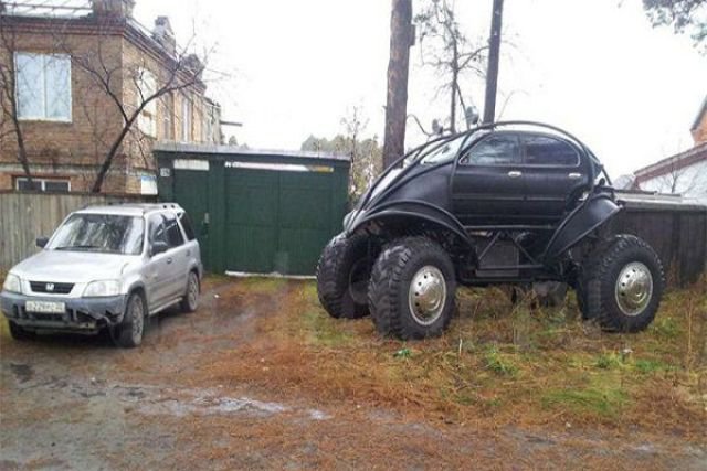 Ruşii şochează din nou. Cea mai tare mașină pentru iarnă! - FOTO