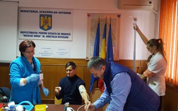 Pompierii botoşăneni de Ziua Mondială …